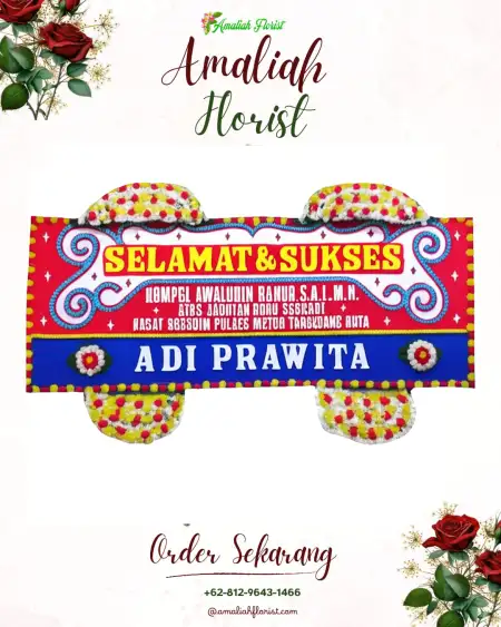 Papan Bunga Ucapan Selamat Rantewringin
